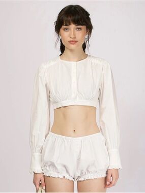 My Mum Made It Cotton Gather Blouse